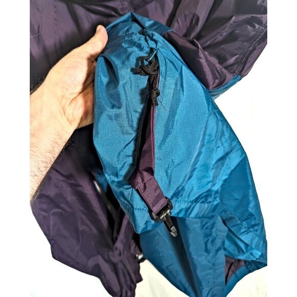 Vintage 90s Dutch Harbor Gear 2XL Quinault Hooded Rain Jacket Windbreaker Retro - Picture 7 of 7